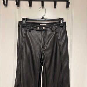 Pacsun Black Faux Leather Pants